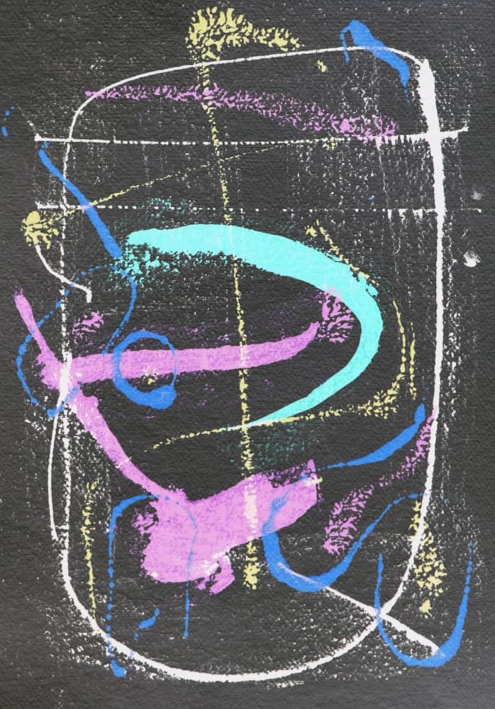 Vibrant Abstract Flow by Santhosh ch — canvas wall art