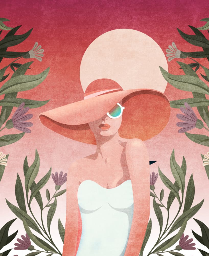 Summer Elegance by Emel Tunaboylu — canvas wall art