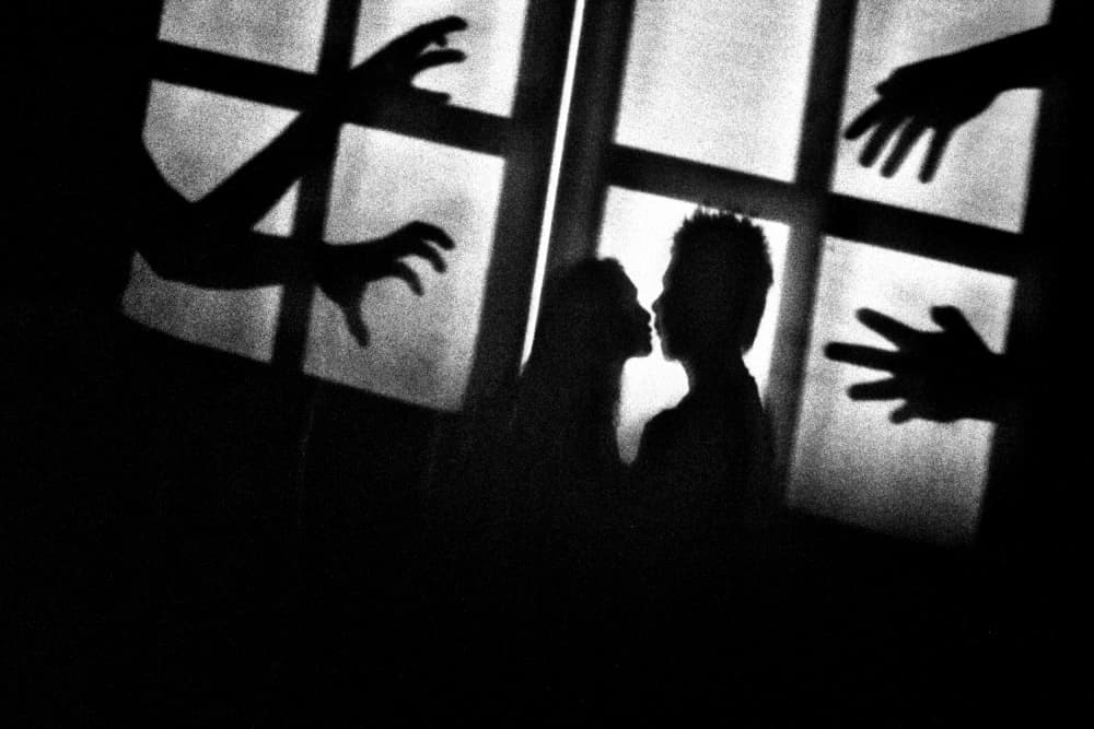 Eerie Romantic Silhouettes by m salim bhayangkara — canvas wall art