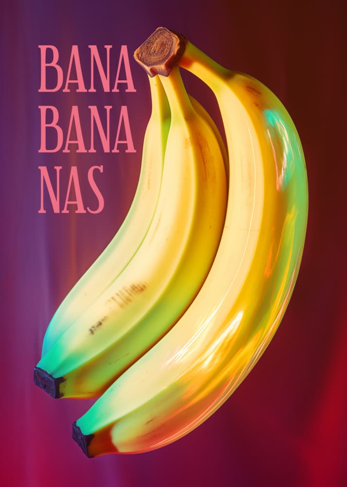 Vibrant Pop Bananas