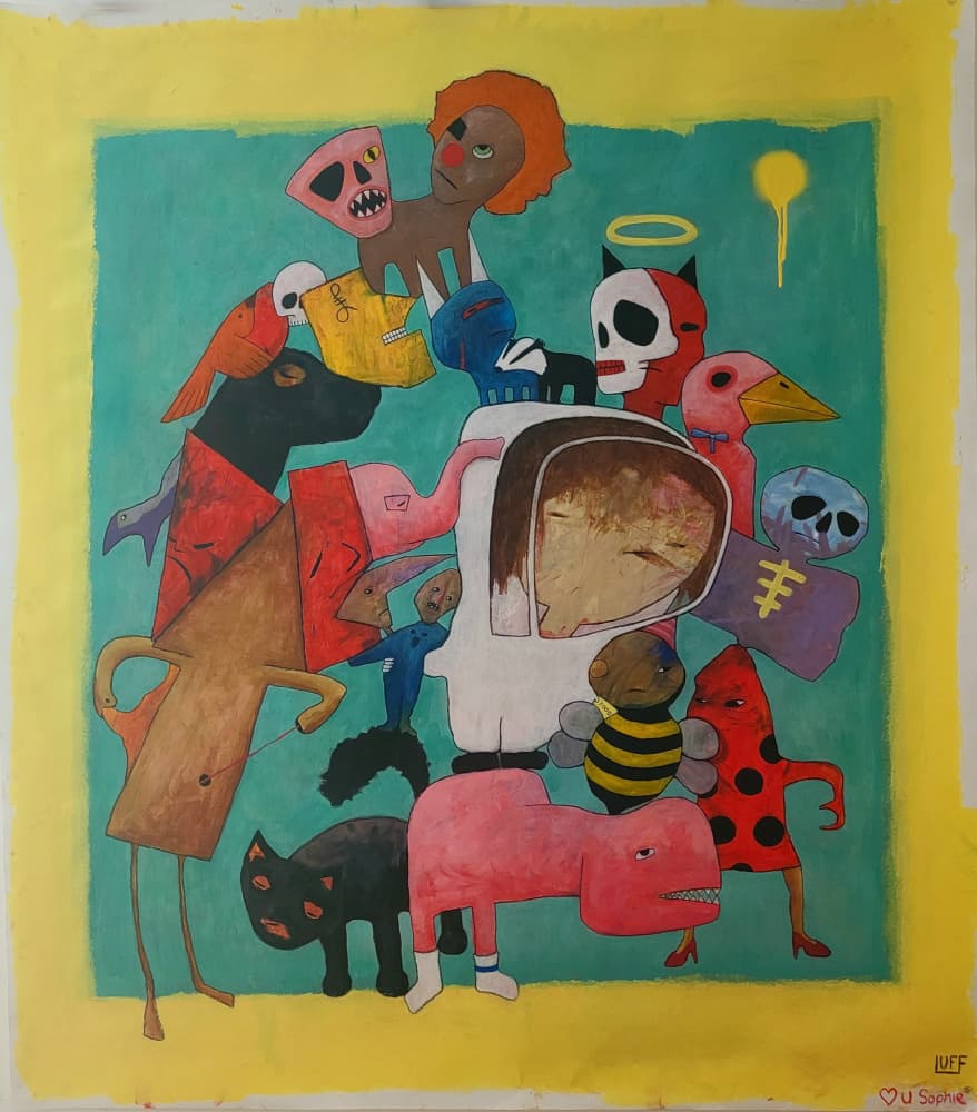 Dream Creatures by Sam Luff — canvas wall art