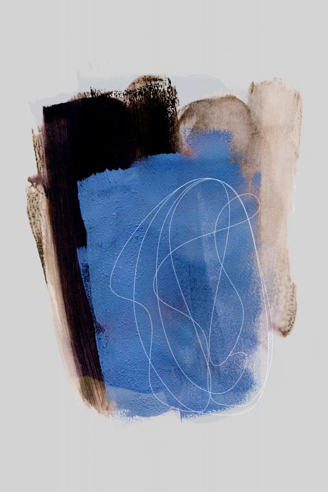 Abstract Brush Strokes 55 by Mareike Böhmer — canvas wall art
