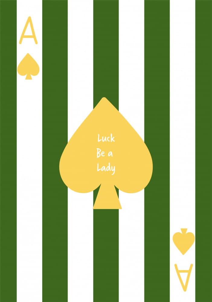 Luck Be a Lady Spade by Sudevi Sen — canvas wall art