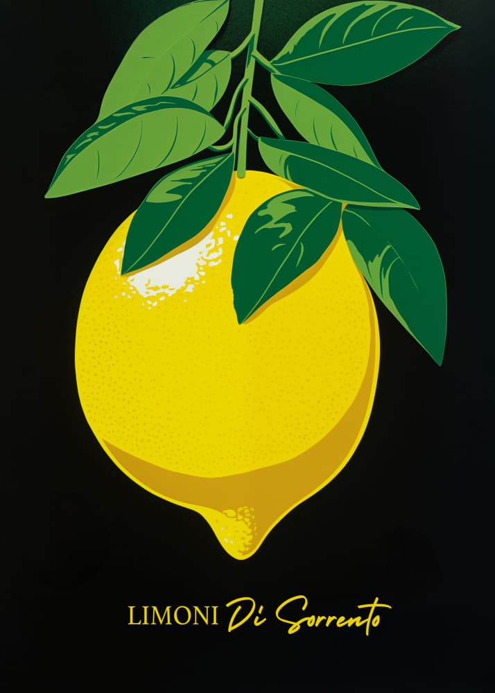 Sorrento Lemon Branch by Andreas Magnusson — canvas wall art