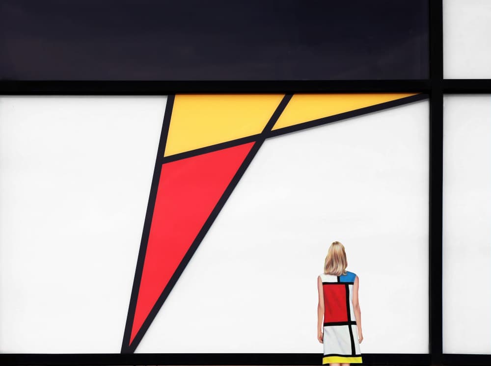 Bold Geometric Fashion by Ivan Huang — canvas wall art
