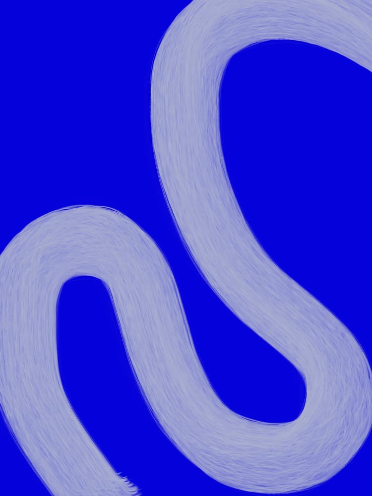 Abstract Blue Flow by Studio Palette — canvas wall art