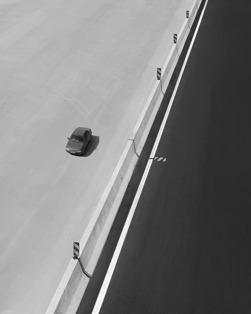 Minimalist Highway Drive by alizolghadri93 — canvas wall art