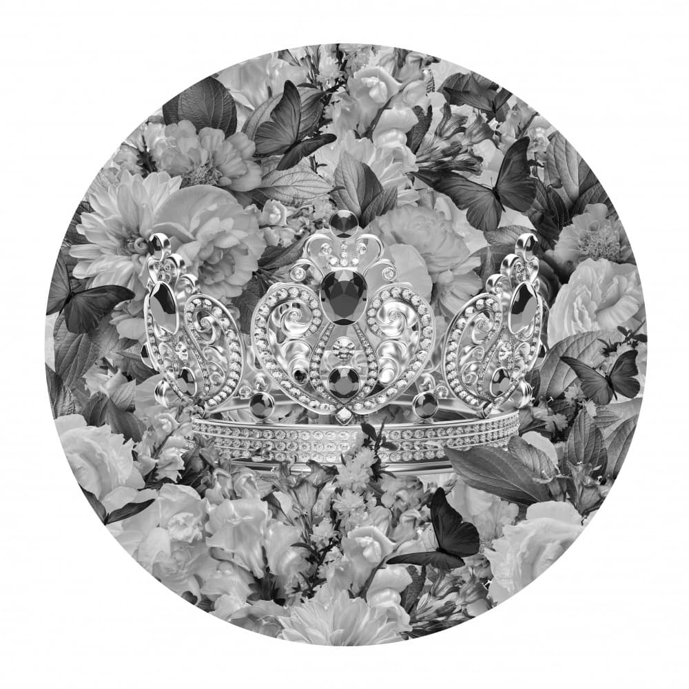 Regal Crown Floral Garden by Sue Skellern — canvas wall art