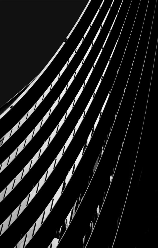 Sleek Curved Lines by David Rothstein — canvas wall art