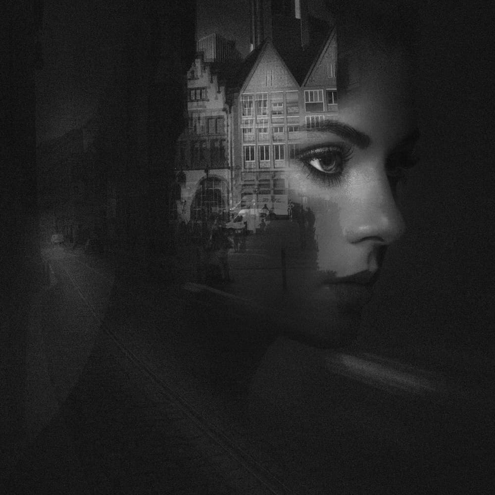 Dream City Woman by Larry Deng APA — canvas wall art