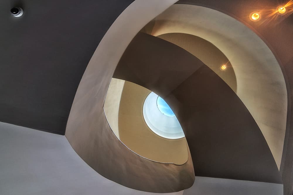 Upward Spiral Architecture by Henk van Maastricht — canvas wall art
