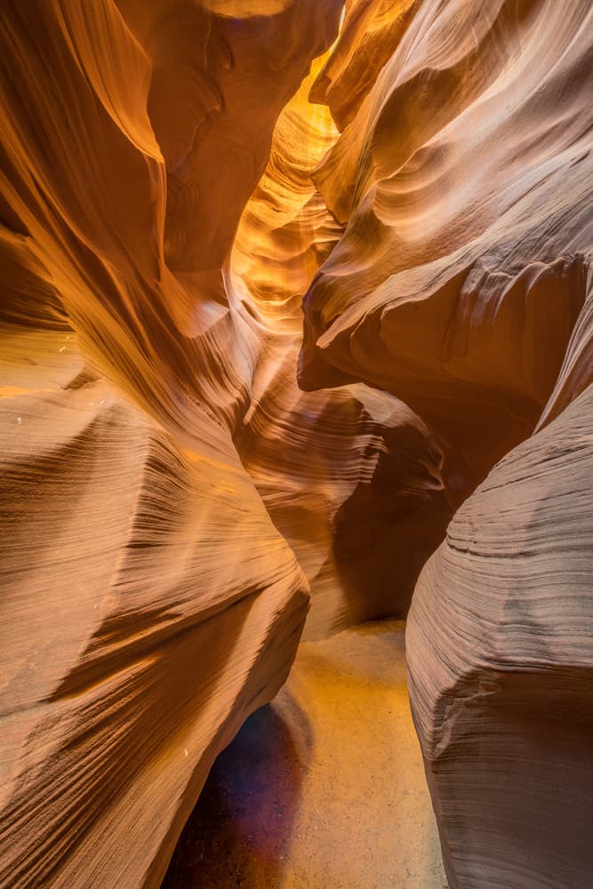 Golden Slot Canyon Flow by Jeffrey C. Sink — canvas wall art
