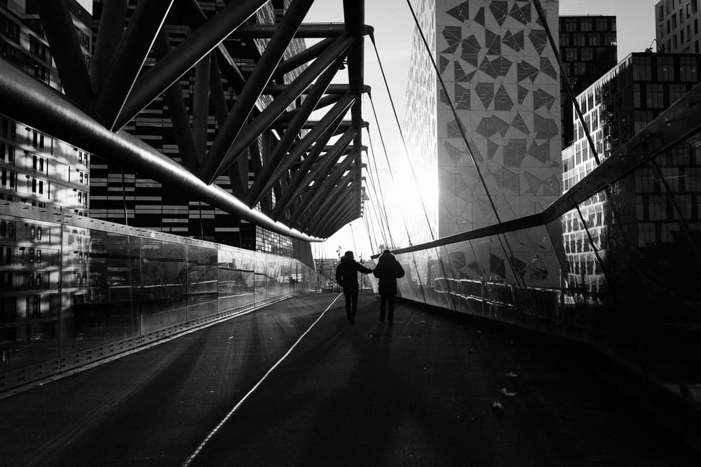 Modern City Path by Bendik Johan Stålsett Follesø — canvas wall art
