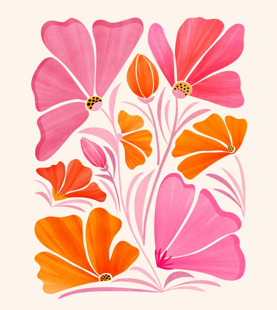 Garden Party Wide by Kristian Gallagher — canvas wall art