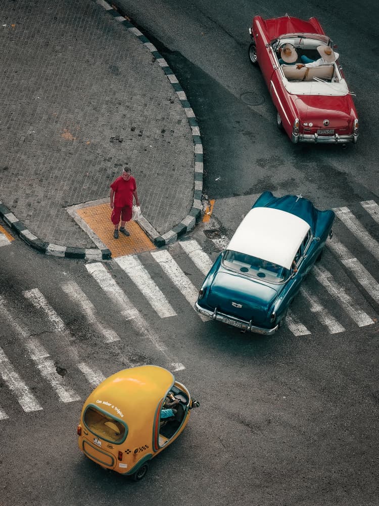 Vibrant Havana Street by Andy Bauer — canvas wall art