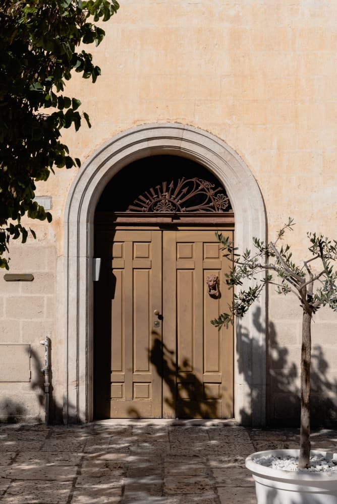 Old Mediterranean Door by Photolovers — canvas wall art