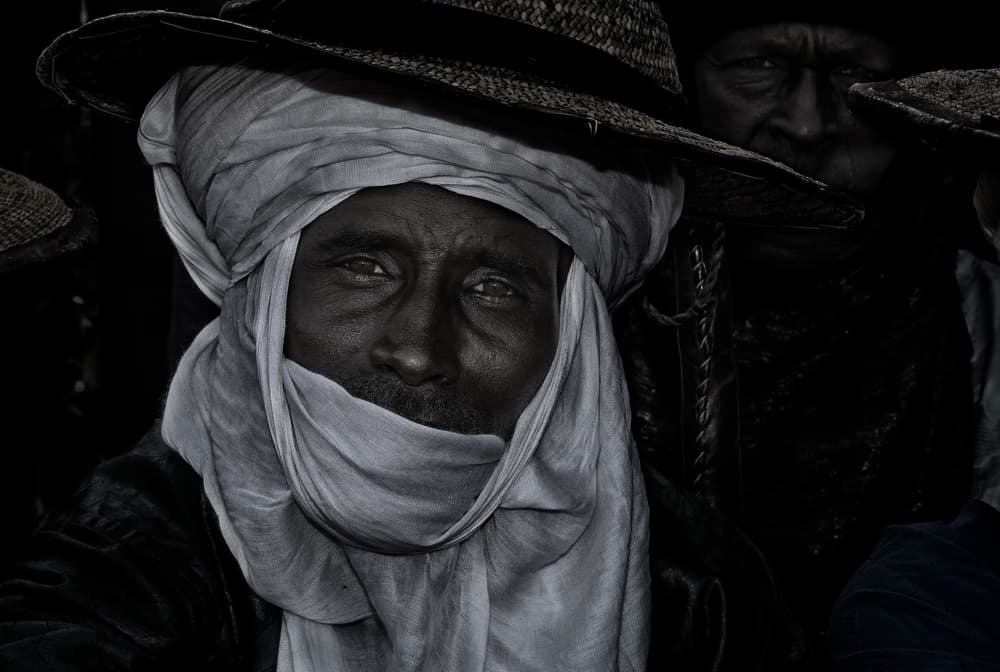Traditional Man's Portrait by Joxe Inazio Kuesta Garmendia — canvas wall art