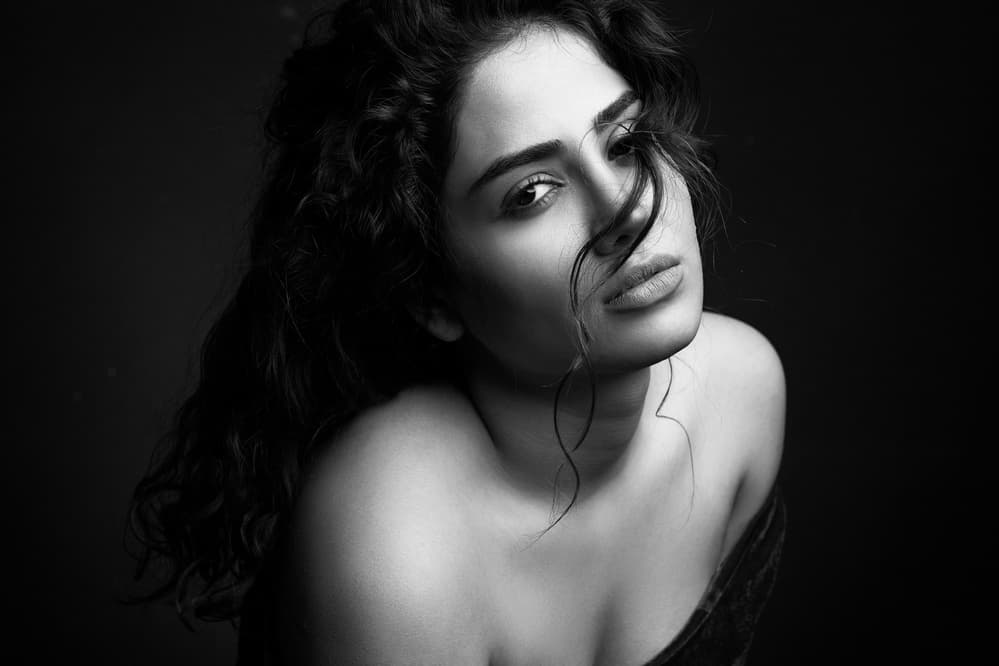 Sensual Dark Gaze by Mehdi Mokhtari — canvas wall art