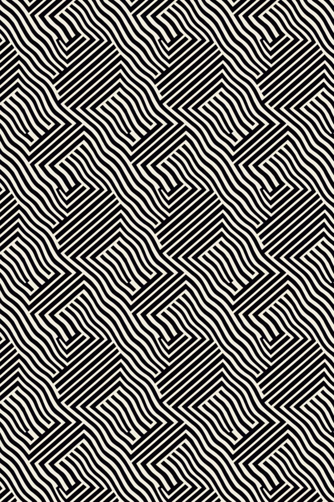 Waves of Illusion by Treechild — canvas wall art