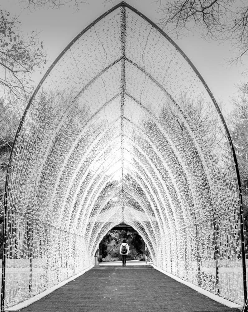 Tunnel of Light by Jimmy Yang — canvas wall art