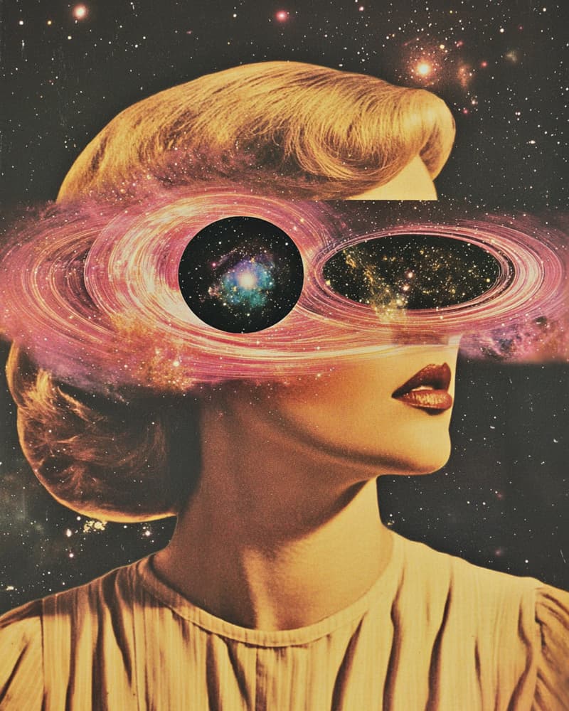 Cosmic Woman Vision by Samantha Hearn — canvas wall art