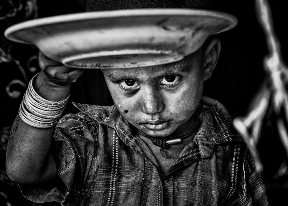 Hungry Child's Gaze by Joxe Inazio Kuesta Garmendia — canvas wall art