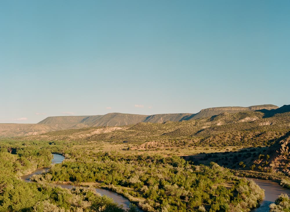 Desert River Landscape by Bethany Young — canvas wall art