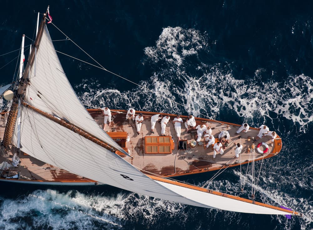 Sailing Yacht Crew by Marc Pelissier — canvas wall art