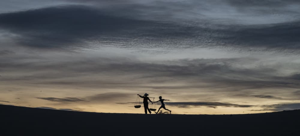 Peaceful Desert Journey by Joseph Ng — canvas wall art