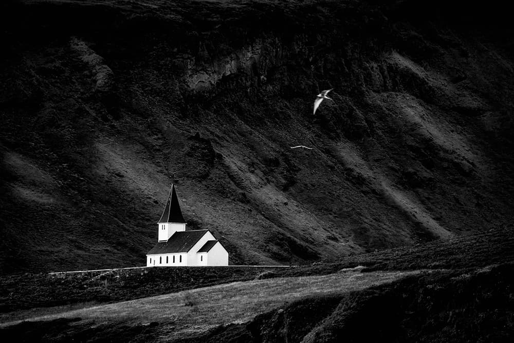 Isolated Mountain Church by George Digalakis — canvas wall art