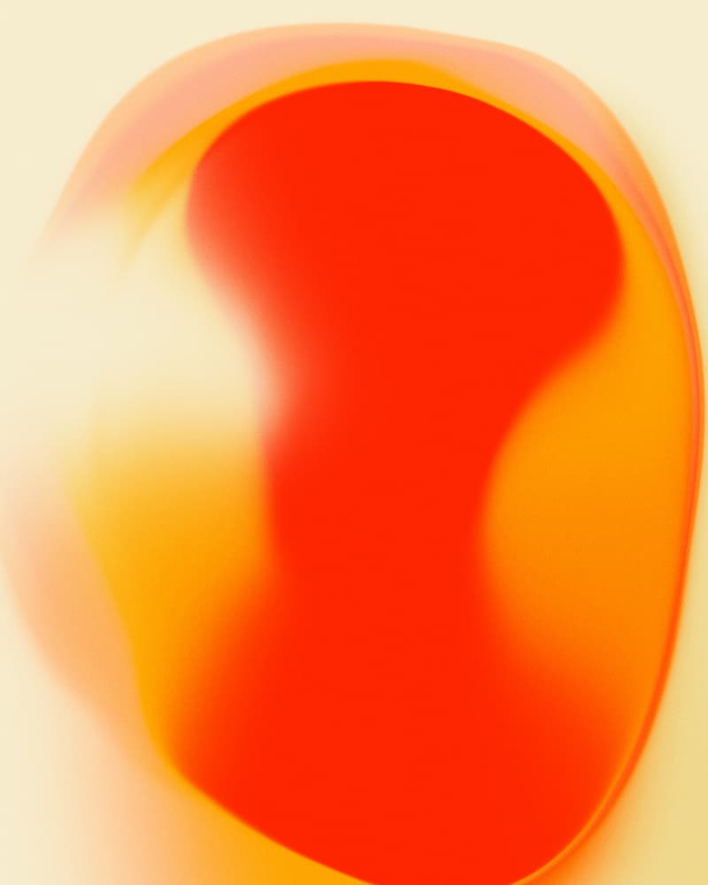Warm Fluid Abstract by Jazzberry Blue — canvas wall art