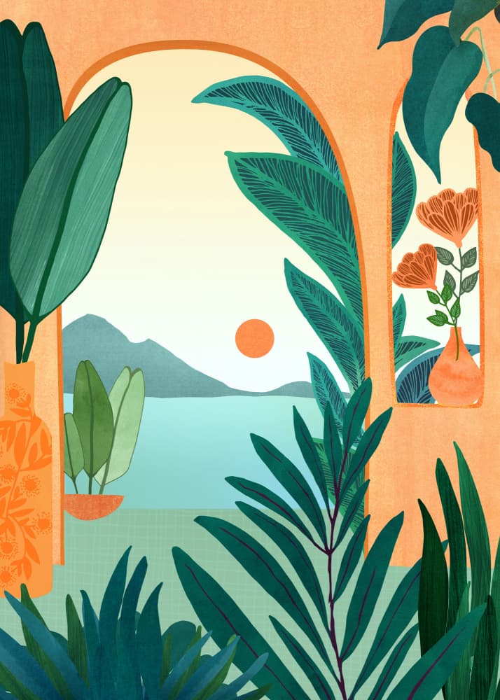 Summer Evening by Kristian Gallagher — canvas wall art