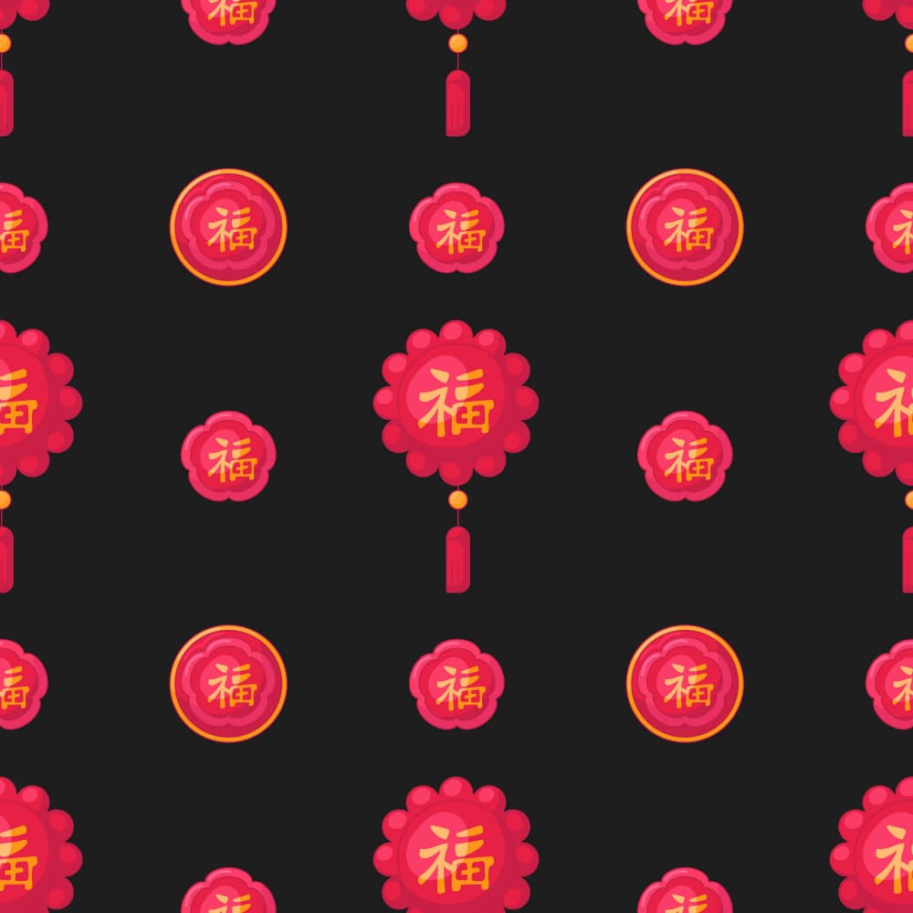 Chinese New Year Fortune by Marika Barsrsind — canvas wall art