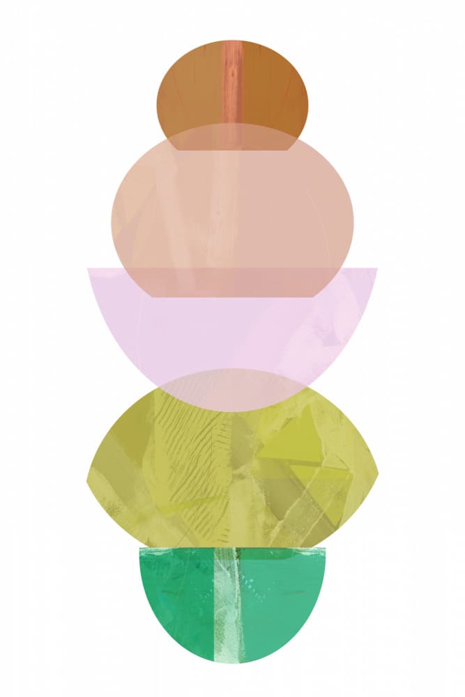 Modern Geometric Balance by cartissi — canvas wall art