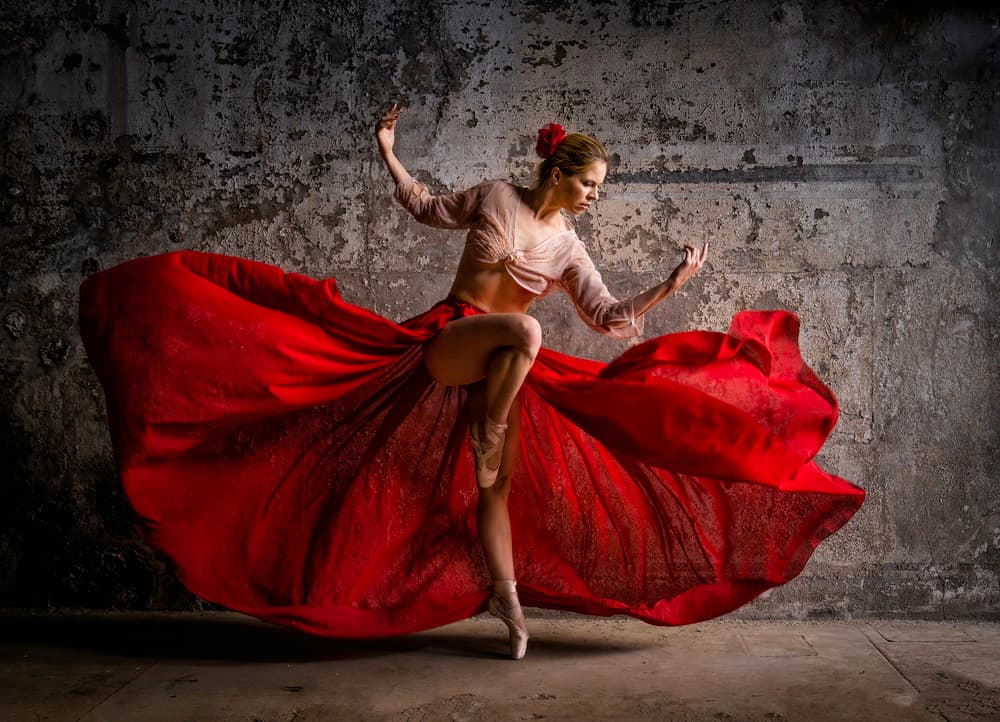 Lady in Red by Catchlight Studio — canvas wall art
