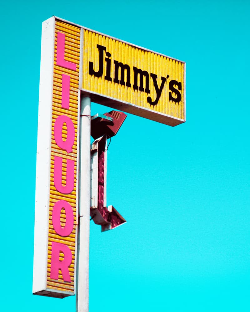 Jimmy's Liquor Sign by Tom Windeknecht — canvas wall art