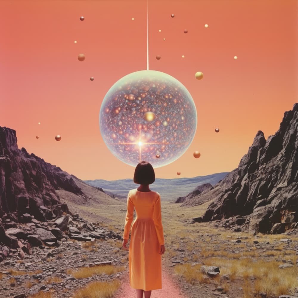 Desert Sphere Vision by Samantha Hearn — canvas wall art
