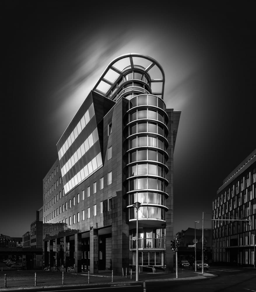Sleek Urban Architecture by Antoni Figueras — canvas wall art