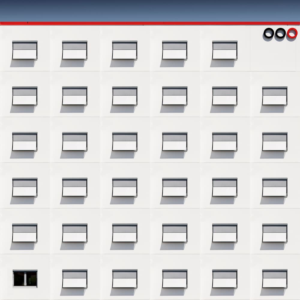 Modern Facade Pattern by Markus Kühne — canvas wall art