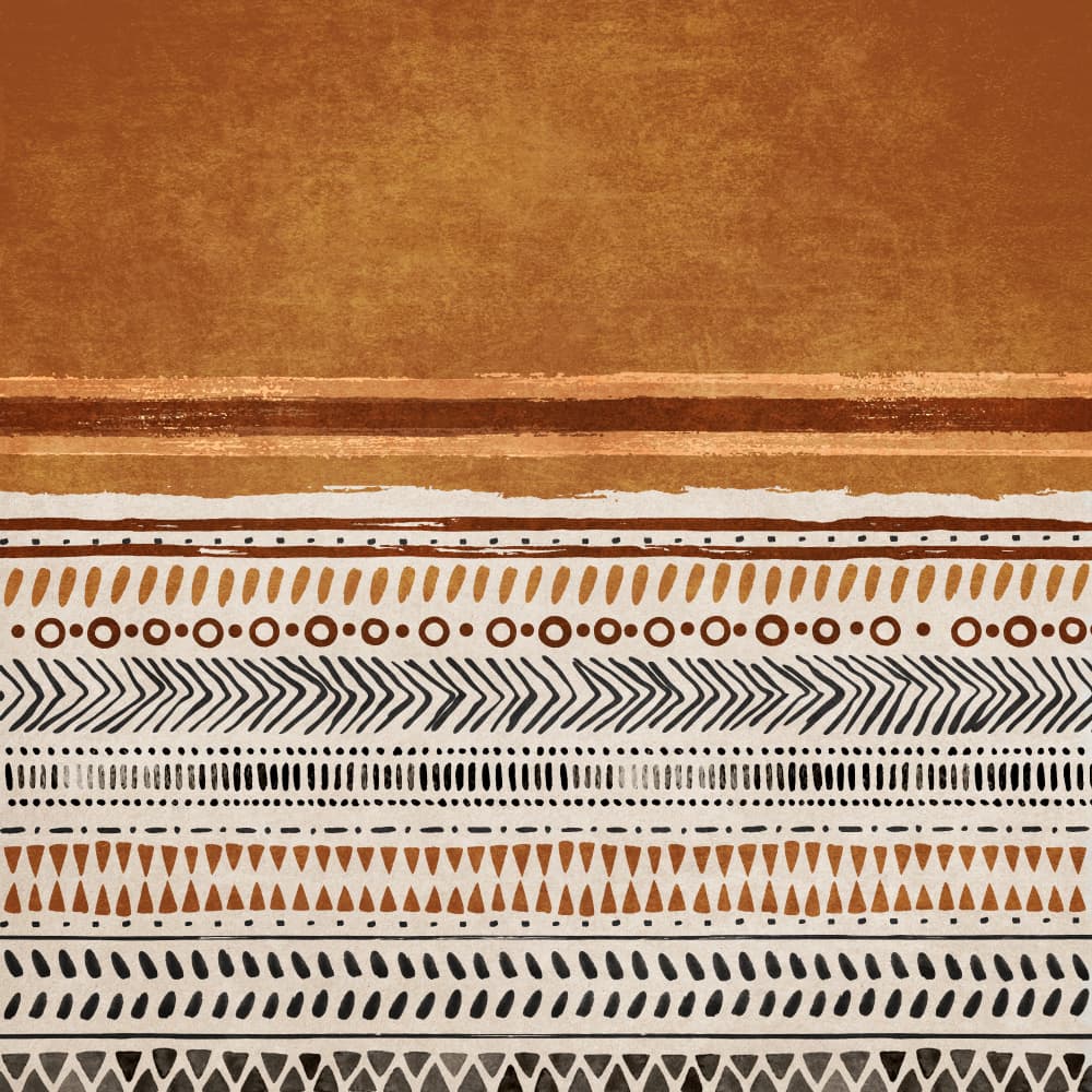 Earthy Patterns by Emel Tunaboylu — canvas wall art