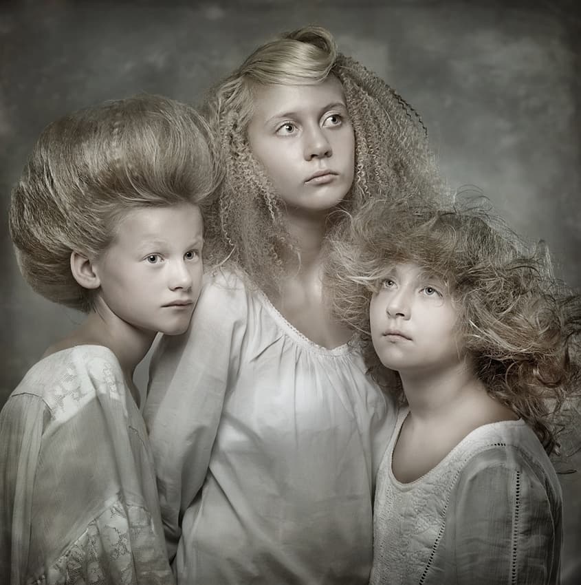 Pensive Blonde Girls by John Andre Aasen — canvas wall art