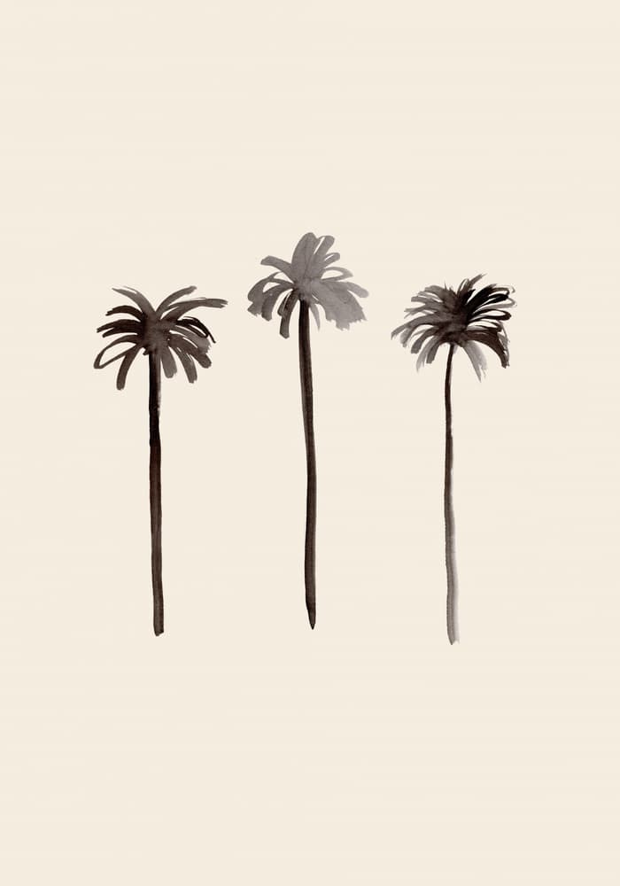 Tropical Palm Silhouettes by Pictufy Studio — canvas wall art
