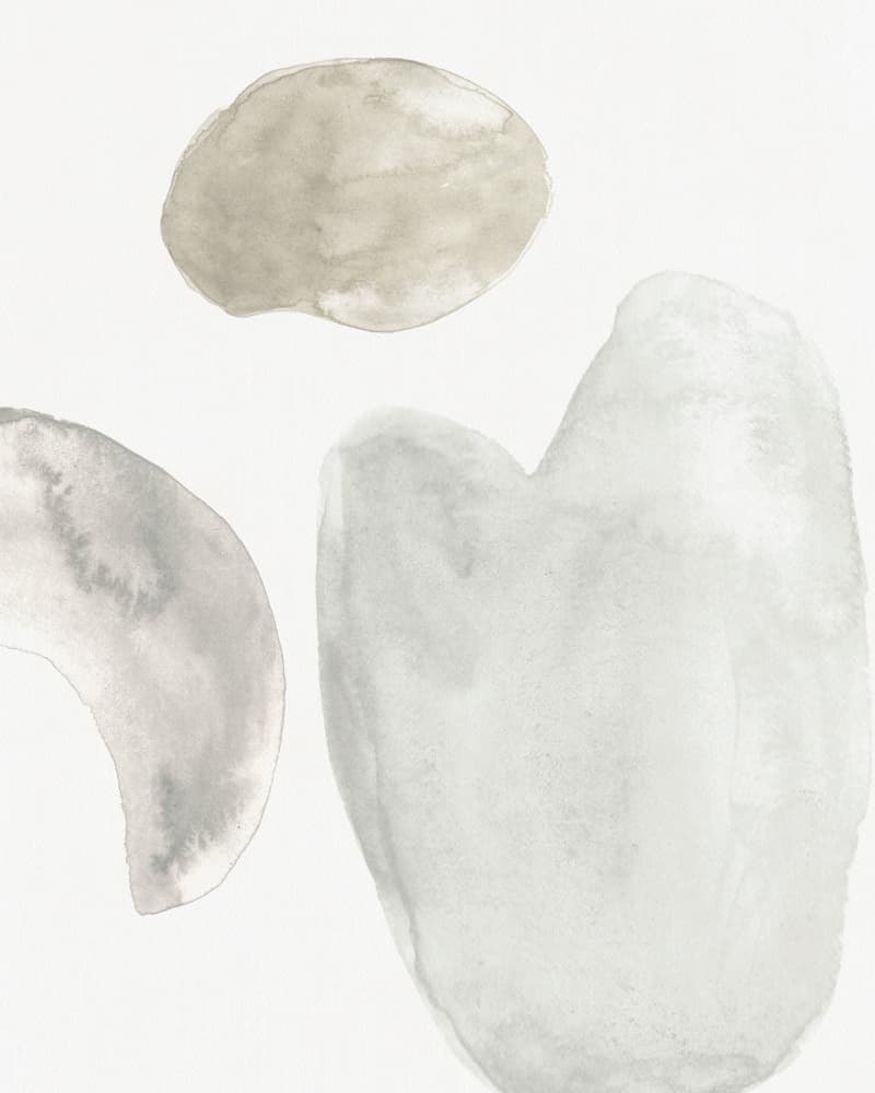 Soft Fluid Abstract Shapes by KsanaKalpa — canvas wall art