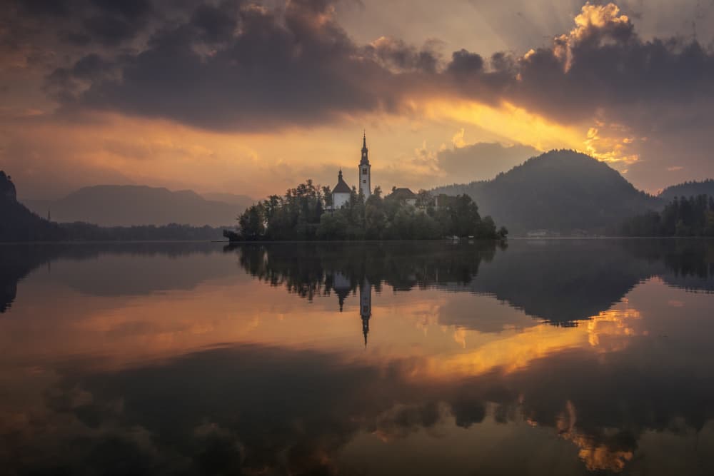 Bled colors by Sergio Saavedra Ruiz — canvas wall art