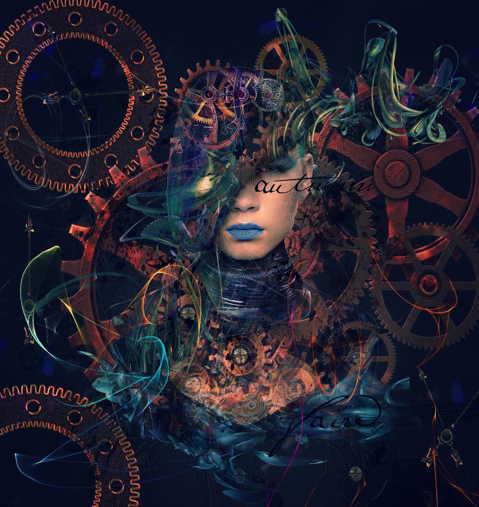 Reincarnation by Natalia Simongulashvili   ( NATALIORION ) — canvas wall art