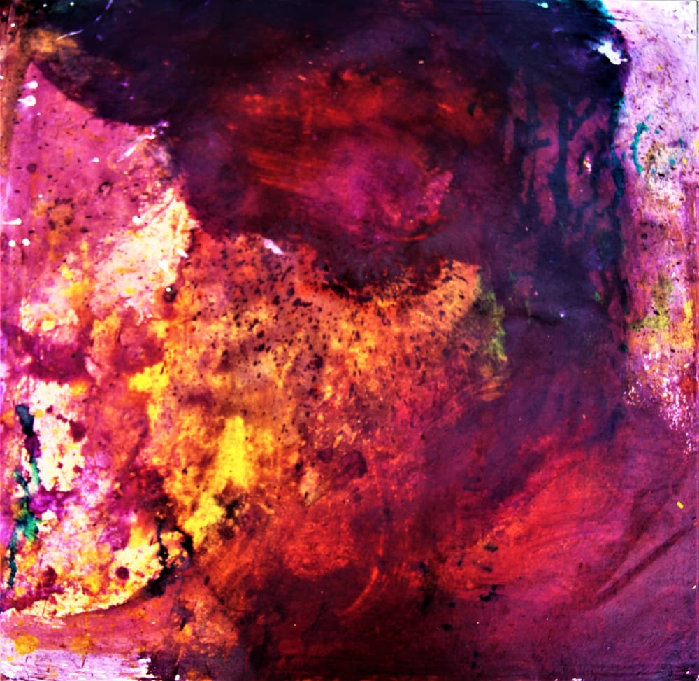 Vibrant Abstract Swirl by Doris Schmitz — canvas wall art