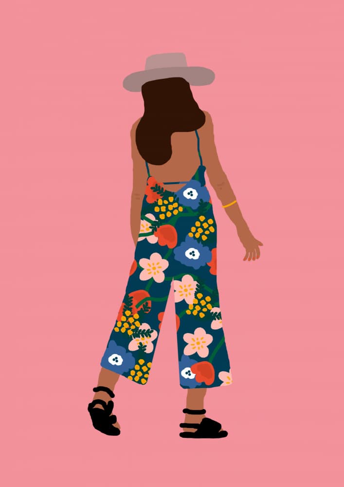 Summer Girl by Rafaela Mascaro — canvas wall art