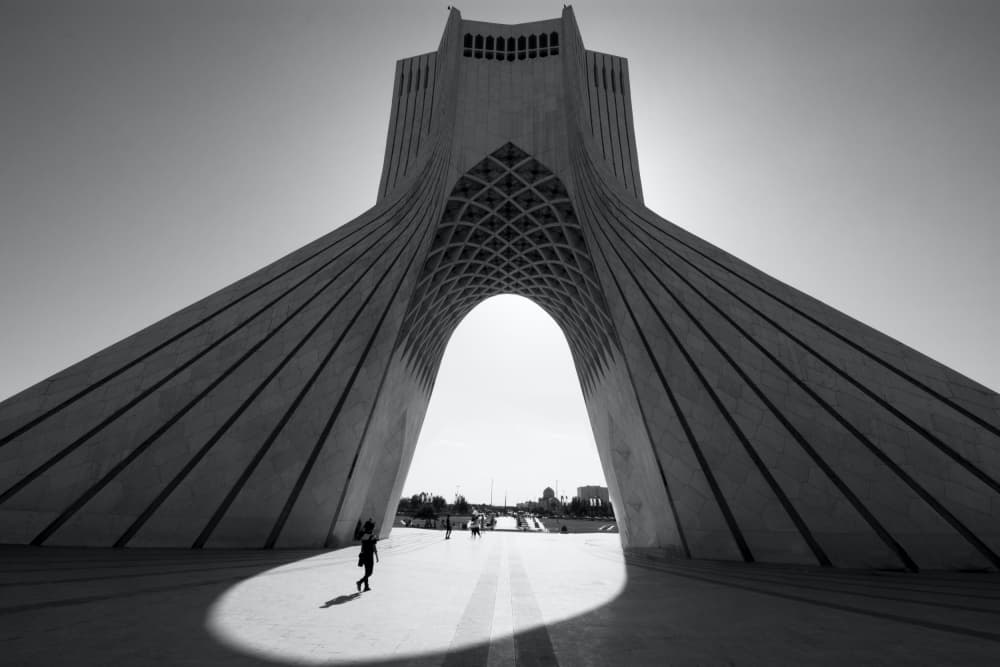 Grand Azadi Tower Arch by Ardalan Hamedani — canvas wall art