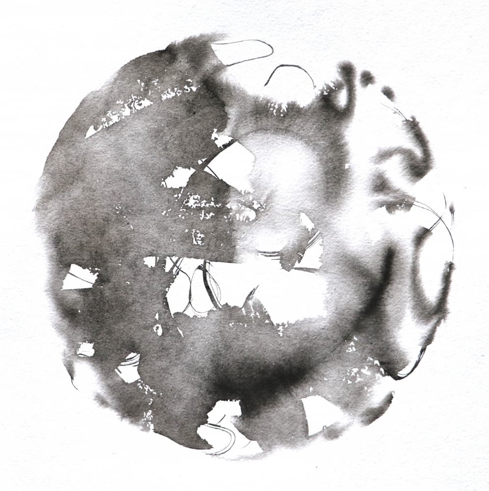 Fluid Abstract Orb by Santhosh ch — canvas wall art