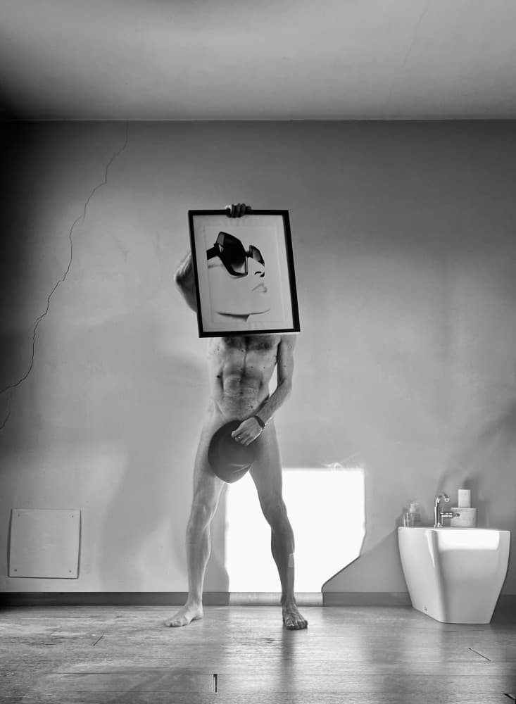 Framed Figure Study by Davide Barzaghi — canvas wall art